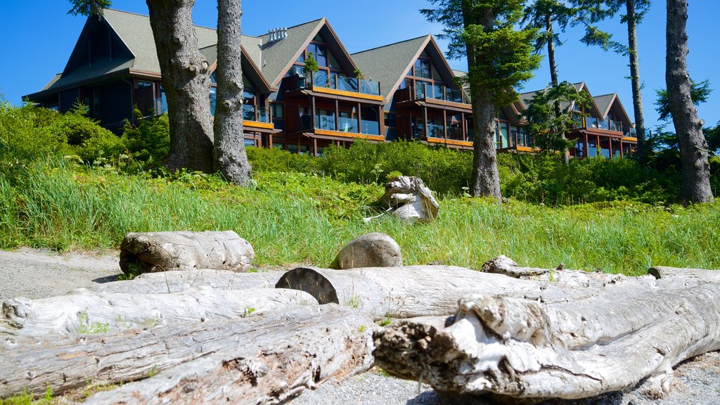 Ucluelet Big Beach featuring general coastal views and a house