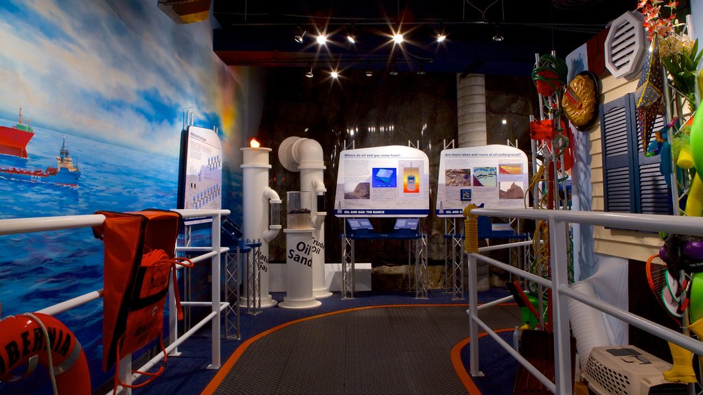 Johnson Geo Centre showing interior views