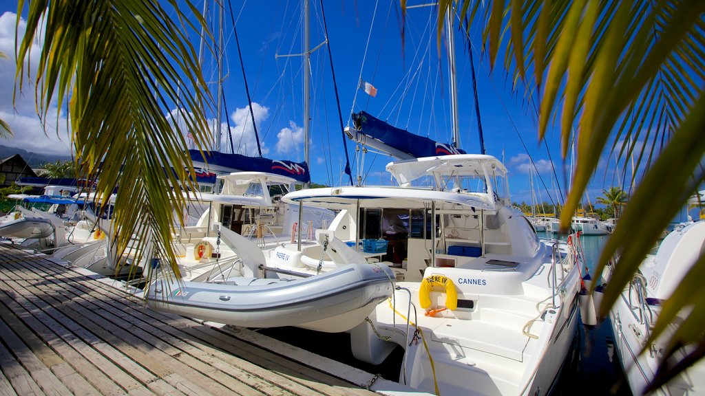 Raiatea ofreciendo una marina