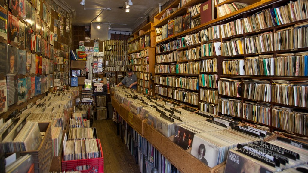 Bleecker Street featuring interior views and shopping