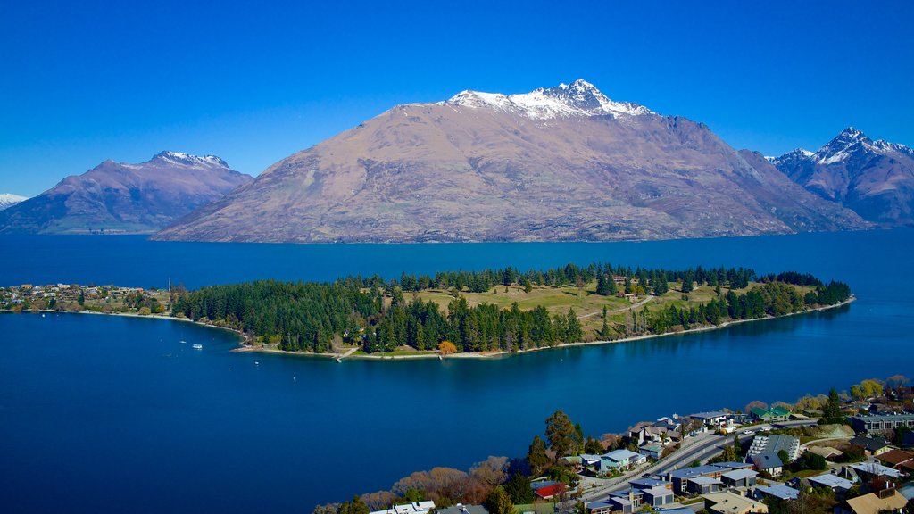 Queenstown featuring mountains, a lake or waterhole and landscape views