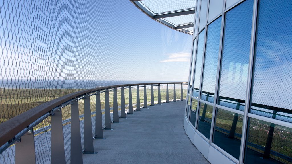 Tallinn TV Tower showing general coastal views and views