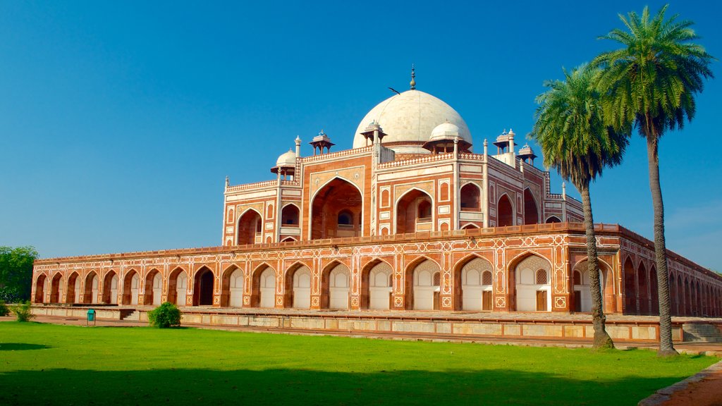 Tumba de Humayun mostrando elementos del patrimonio y patrimonio de arquitectura