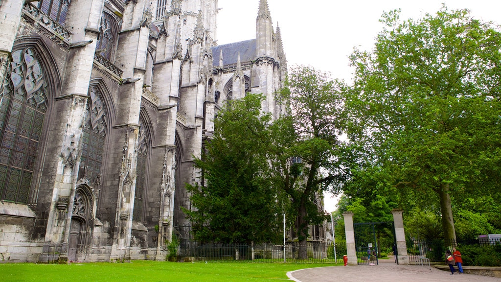 Skt. Ouen-kirken som omfatter en kirke eller en katedral