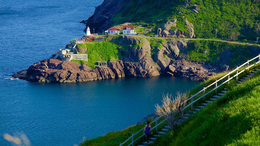 Signal Hill which includes general coastal views and rocky coastline