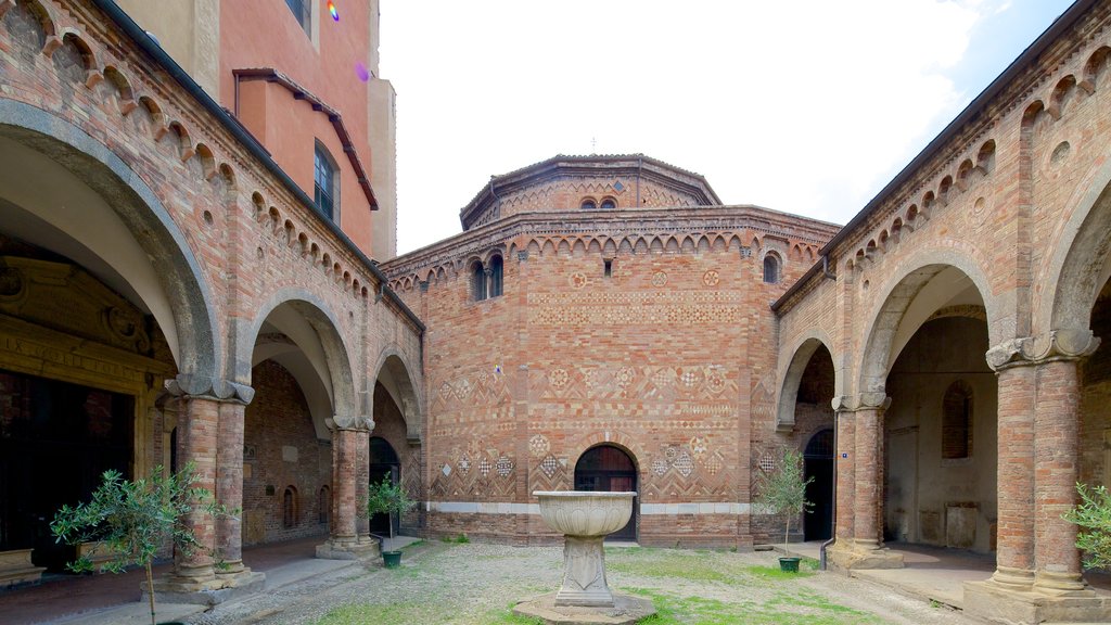 Basilica Santuario di Santo Stefano showing heritage architecture and an administrative building