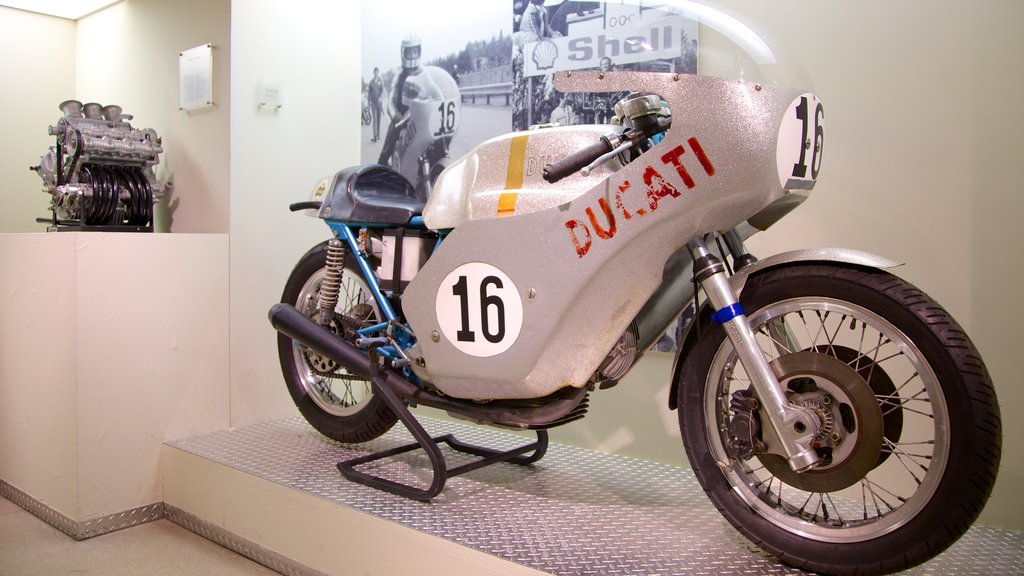 Ducati Museum showing interior views