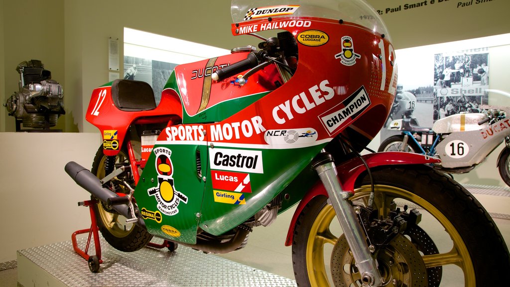 Ducati Museum which includes interior views