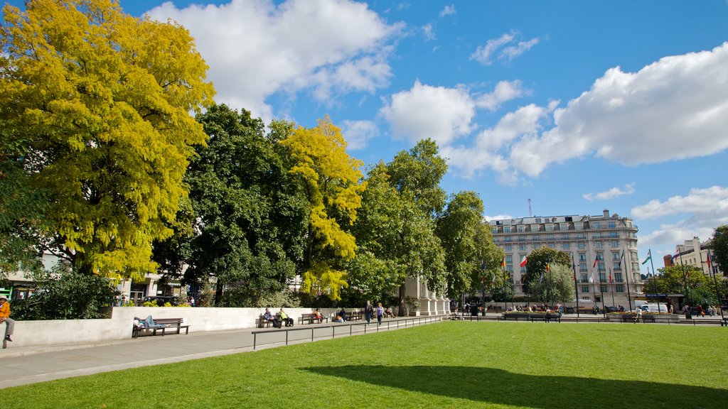 Hyde Park featuring a garden