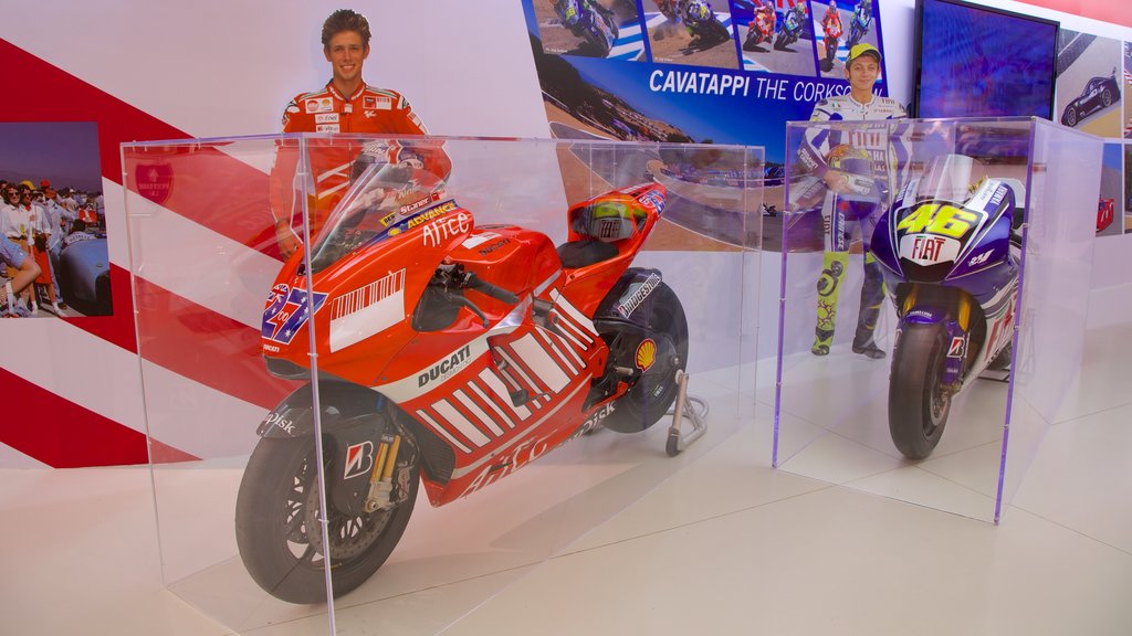 Ferrari Museum showing interior views