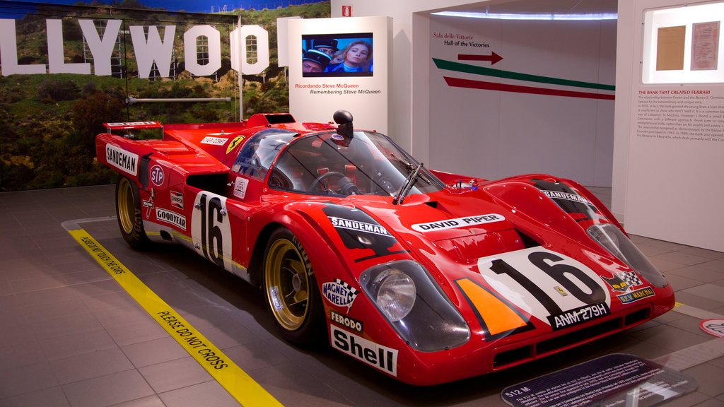 Ferrari Museum featuring interior views