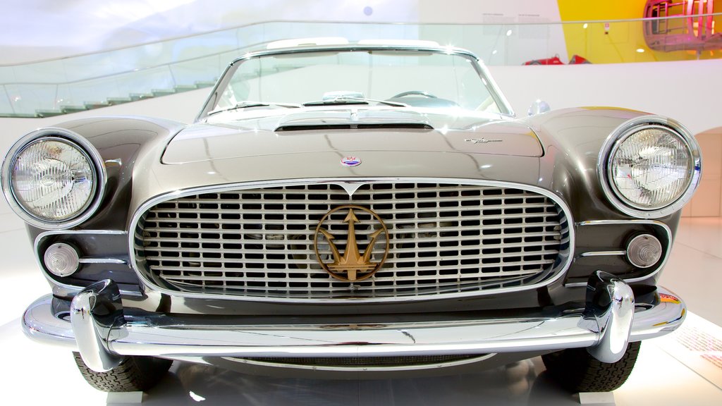 Museo Casa Enzo Ferrari showing interior views