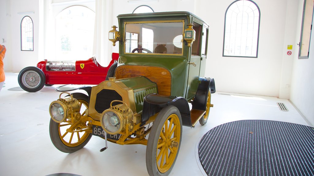 Museo Enzo Ferrari which includes interior views