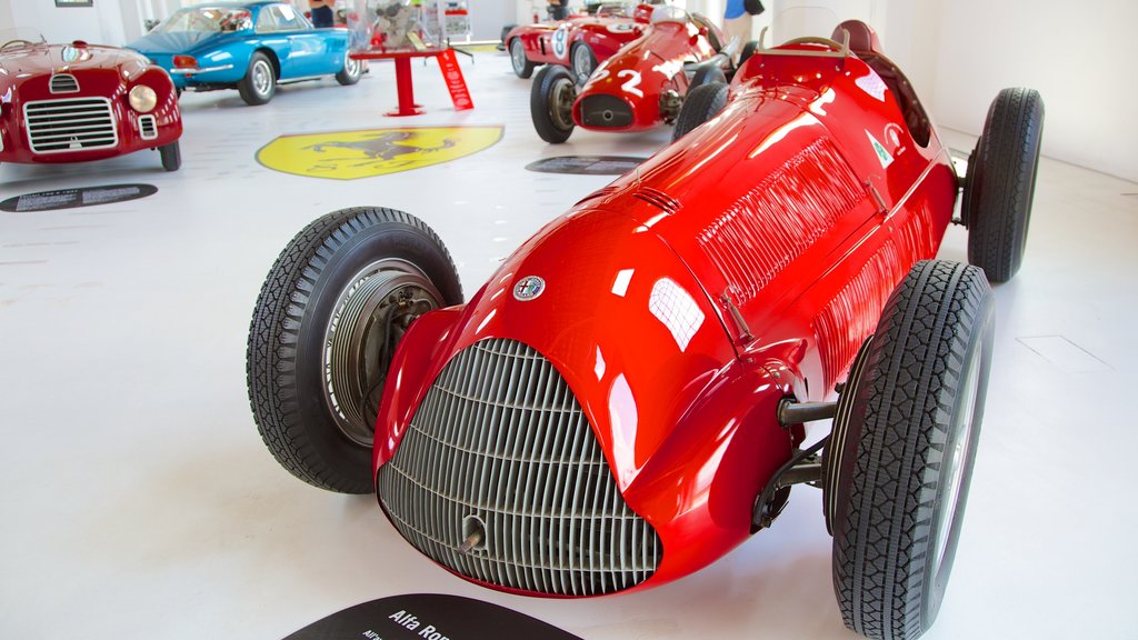 Museo Casa Enzo Ferrari showing interior views