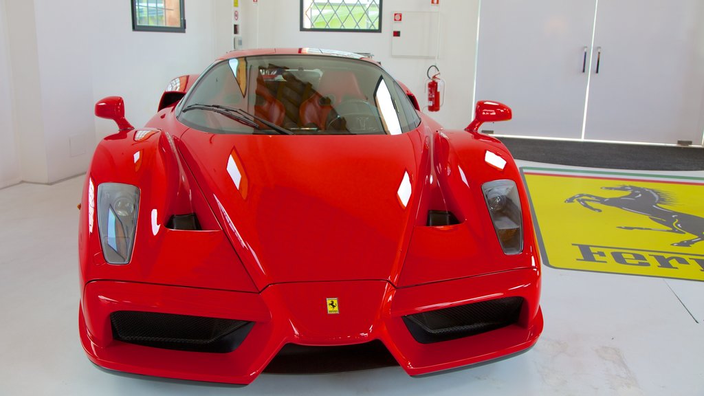 Museo Casa Enzo Ferrari showing interior views