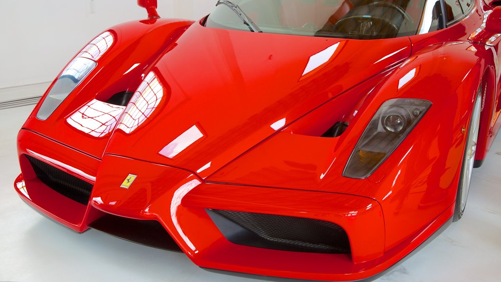 Museo Casa Enzo Ferrari showing interior views