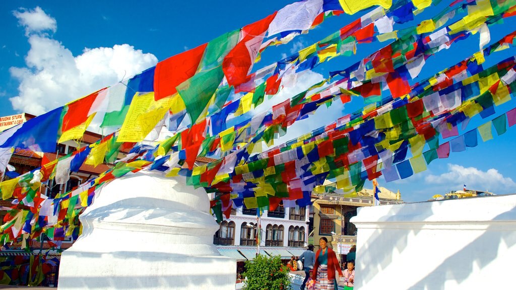 Boudhanath mostrando una ciudad