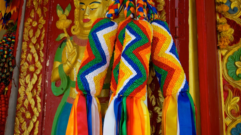 Boudhanath showing markets