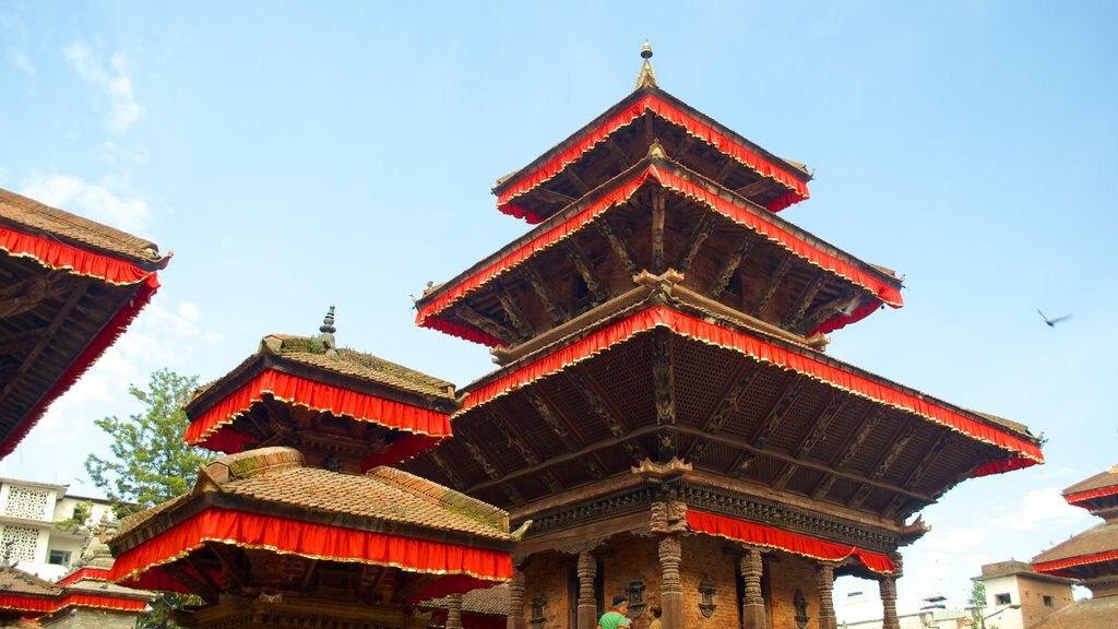 Kathmandu Durbar Square showing a temple or place of worship