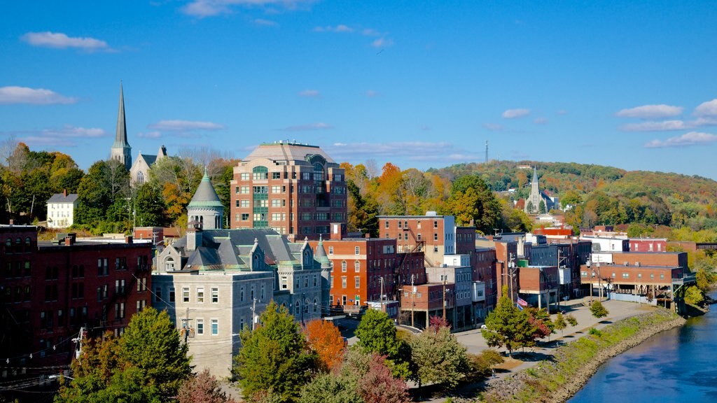 Augusta featuring a city and a river or creek