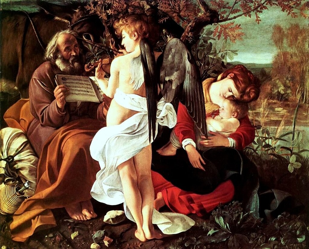 Riposo durante la fuga in Egitto - Di Lafit86 - Opera propria, Pubblico dominio, https://commons.wikimedia.org/w/index.php?curid=10492505