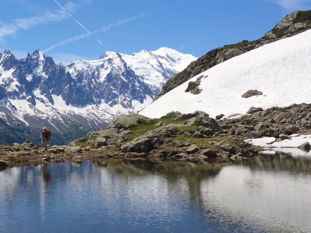 Il Monte Bianco da Lac Blanc (foto pixabay)