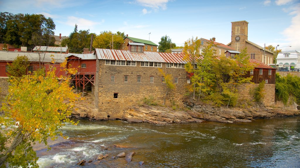 Keeseville showing a river or creek