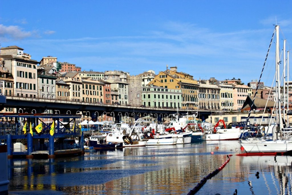 Vista di Genova dal porto - Alice Orrù