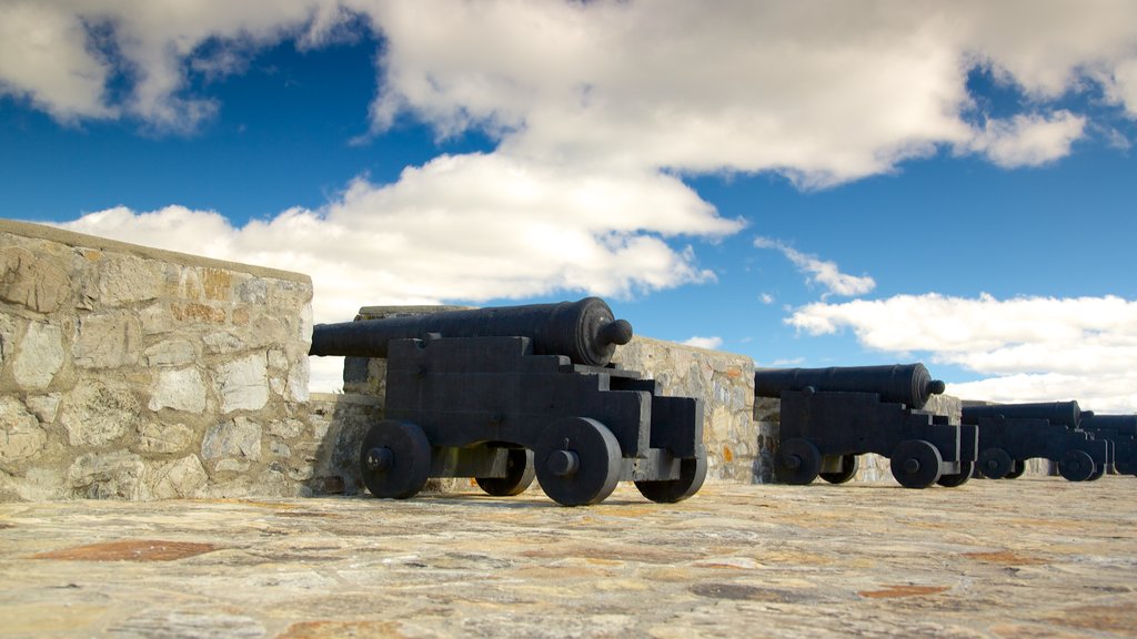 Fort Ticonderoga featuring military items and heritage elements