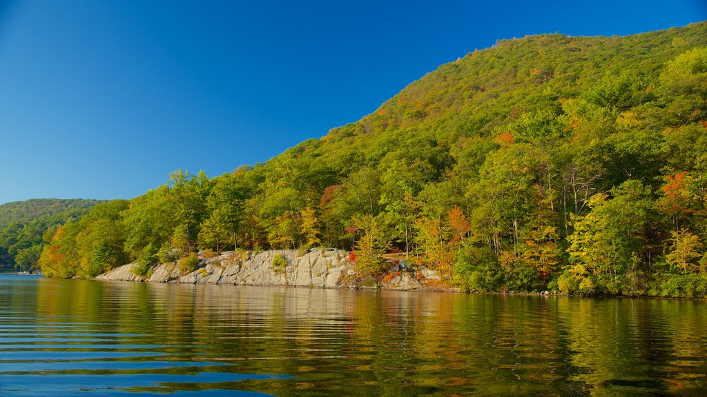 Bear Mountain State Park showing a river or creek and tranquil scenes