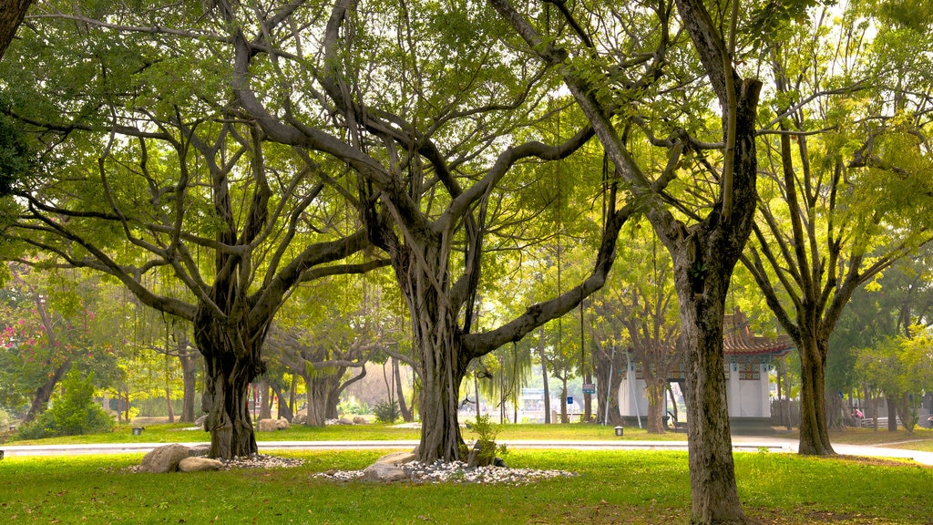 Templo de Confucio de Kaohsiung que incluye un jardín