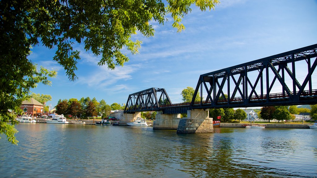 Waterford showing a bridge and a river or creek