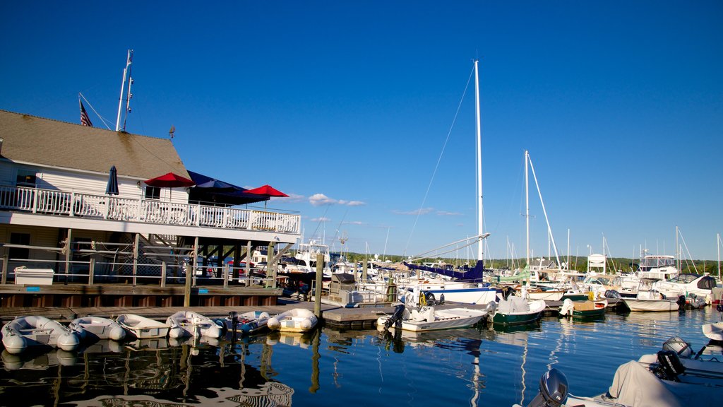 Essex featuring a marina