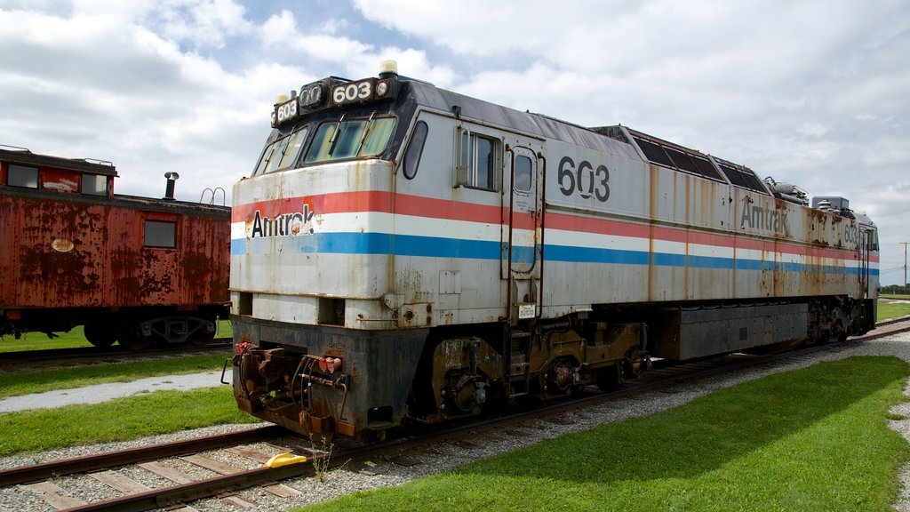 Railroad Museum of Pennsylvania showing railway items