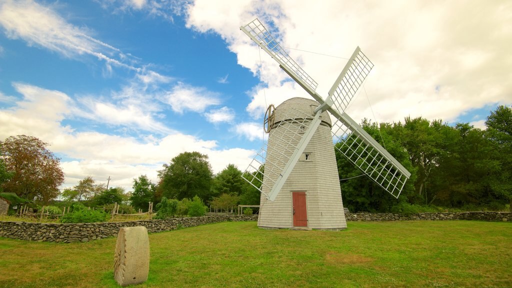 Jamestown Windmill som viser en vindmølle