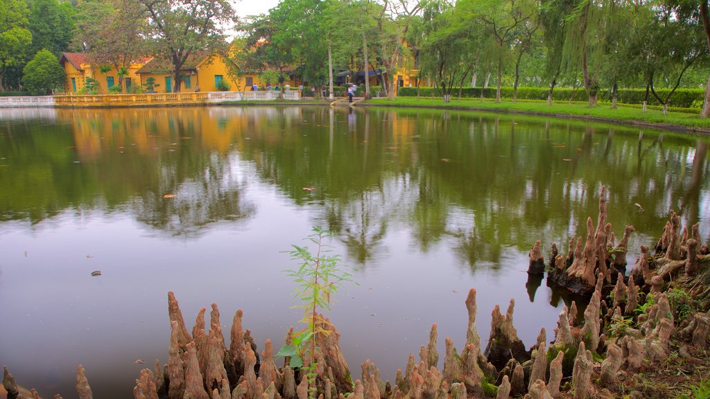 Hanoi showing mangroves, a lake or waterhole and a park