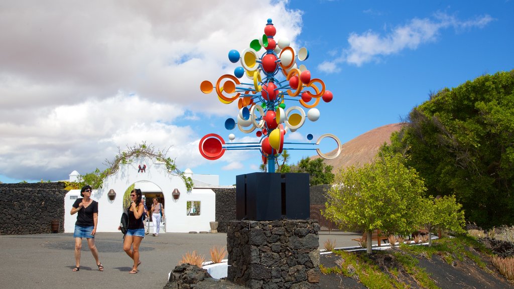 Cesar Manrique Foundation showing art and outdoor art