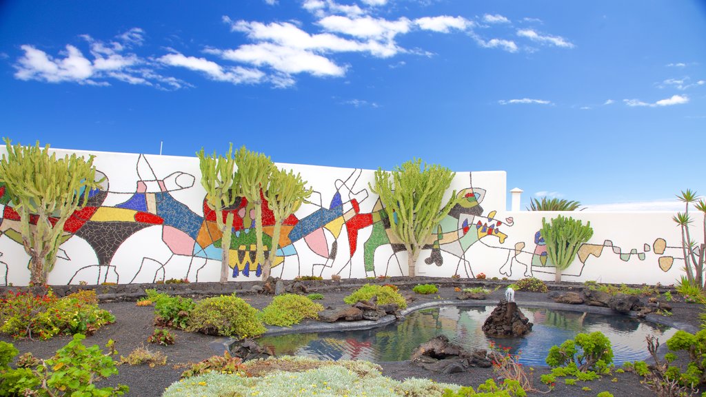 Cesar Manrique Foundation featuring art, a garden and outdoor art