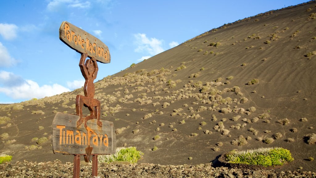 Teguise montrant signalisation