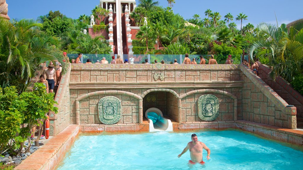 Siam Park showing a water park