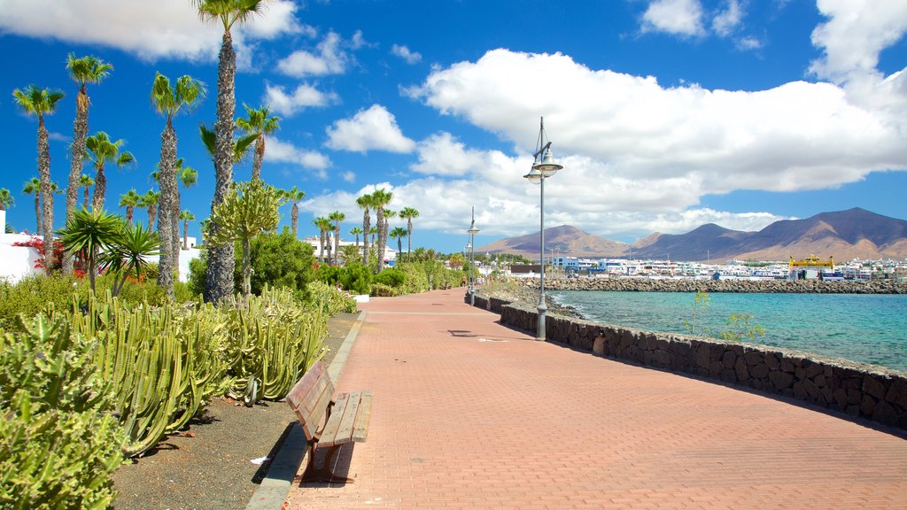 Playa Blanca showing general coastal views