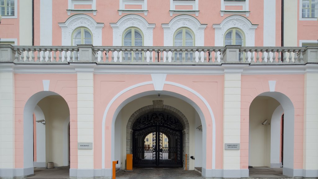 Toompea Castle showing heritage elements, a castle and heritage architecture