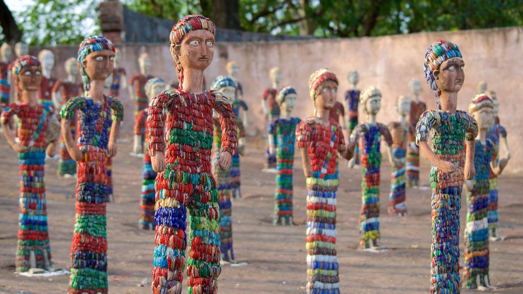 Rock Garden featuring outdoor art and a statue or sculpture