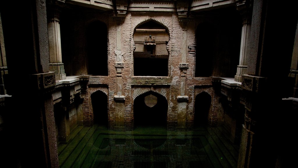 Adalaj Vav which includes heritage elements