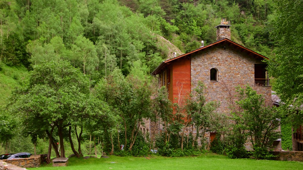 La Cortinada que incluye una casa y bosques