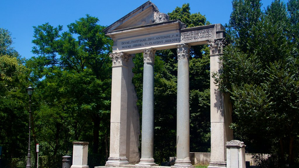 Villa Borghese featuring heritage architecture and a park