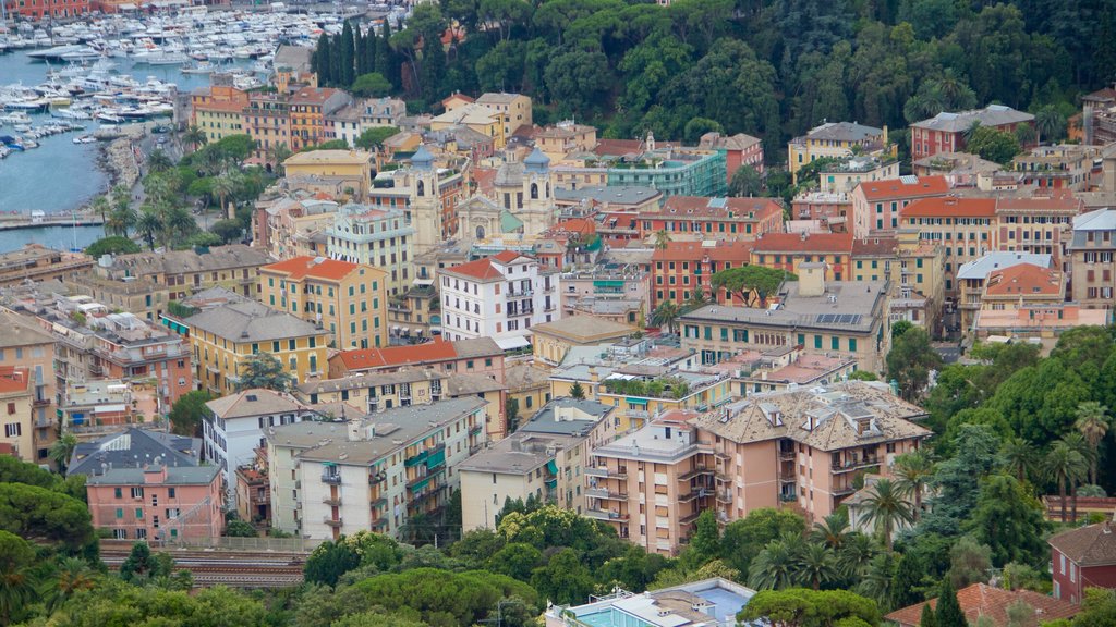 Portofino which includes general coastal views, a coastal town and a city