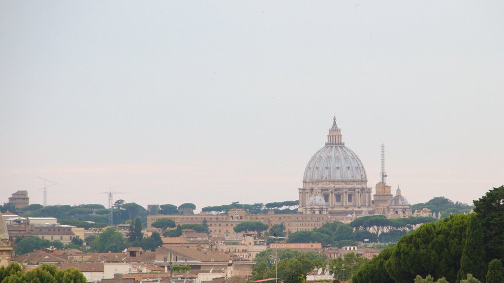 Mont Palatin mettant en vedette une ville