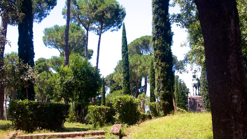 Villa Borghese som inkluderer park