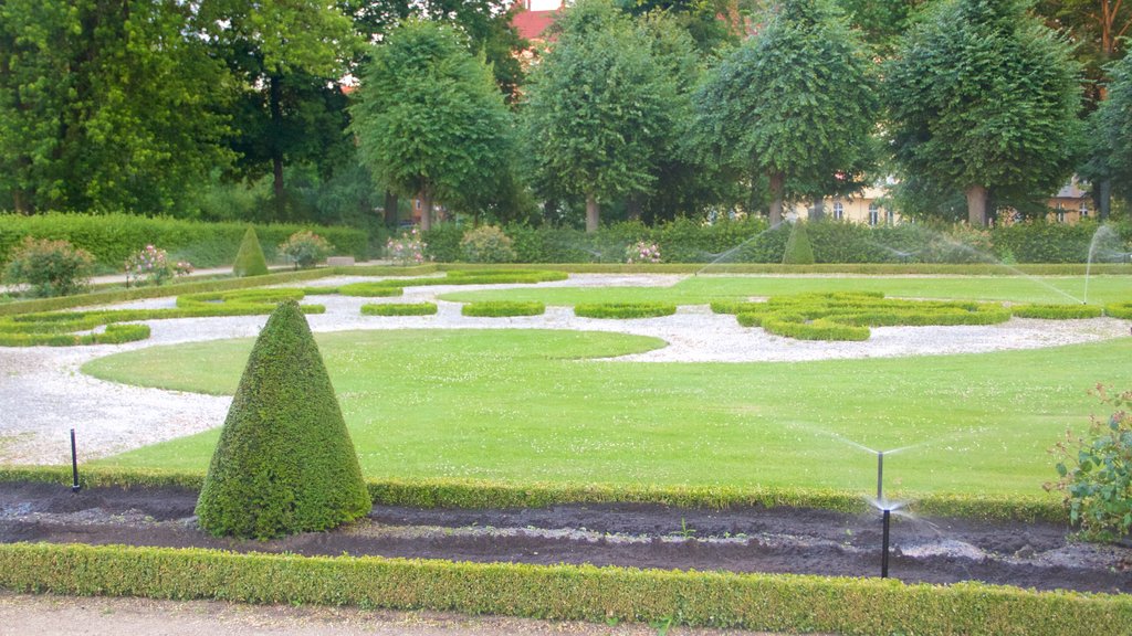 Schloss Charlottenburg featuring a garden